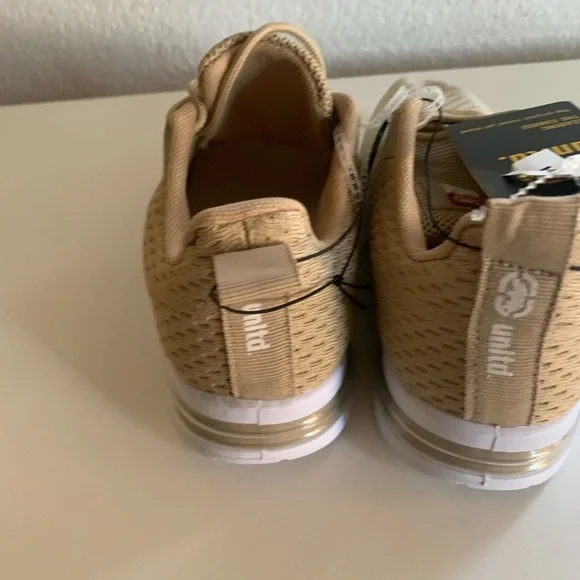 unltd Tan Sneakers with Breathable Mesh and Comfortable Fit. - Picture 8 of 9